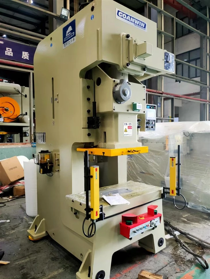Side view of a Goanwin C1N press on the factory floor